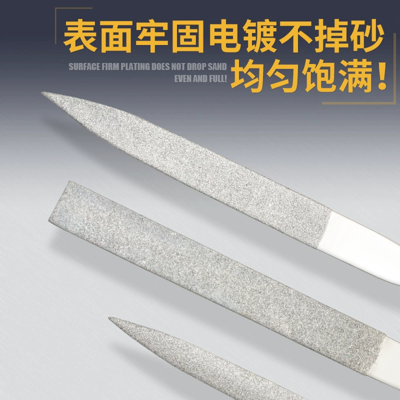 Наждачный Алмазный Сплав напильник треугольной формы Алмазный плоский напильник Ассорти напильник полукруг круглый