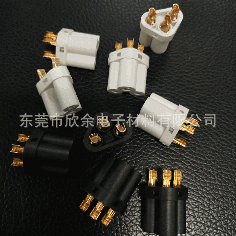 梅花尾一体式端子内架 花瓶端子带内架 铜五金配件厂家定制