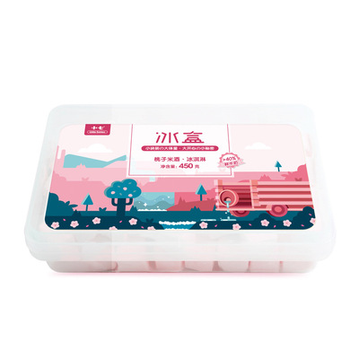Xiaoqi ice box 450g Small box ice cream Ice cream Homewear Ice cream National Wholesale Melting Baopei