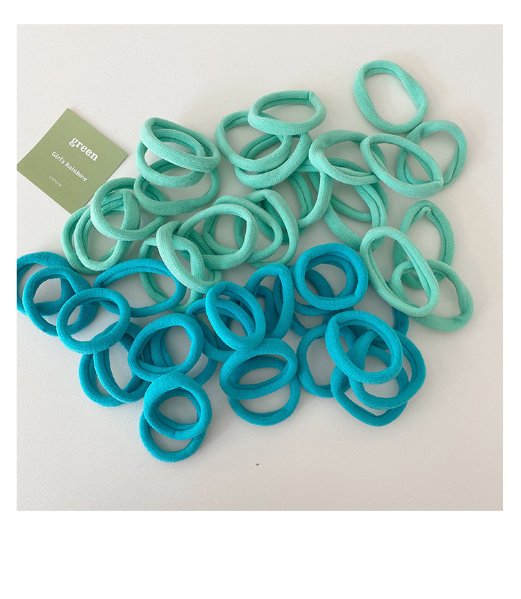 Women's Simple Style Solid Color Stretch Nylon Hair Tie Rubber Band display picture 19