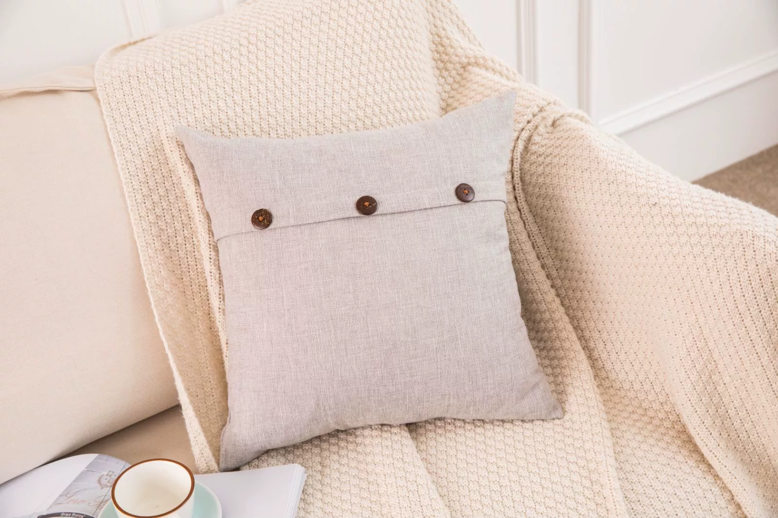 Amazon INS Nordic Windsin Liney Coconut Coconut Pillow Pillow Saudi Motor Shop Cushion Crystal Cushion
