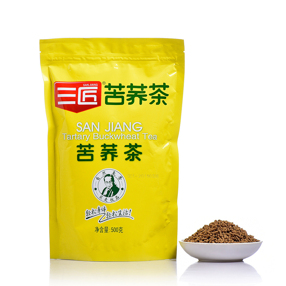 三匠500g散装苦荞茶 饭馆酒店餐饮批发大凉山荞麦茶 出口外贸资质