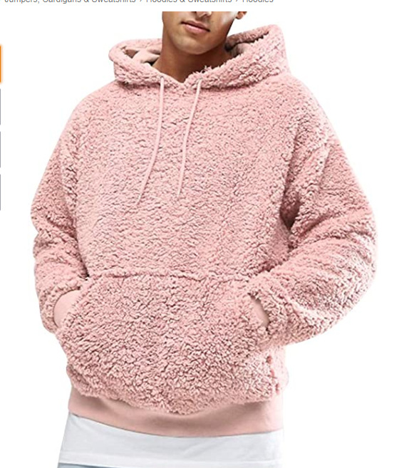 Men's Clothing autumn and winter plush men's hooded sweatshirt_voghion.com