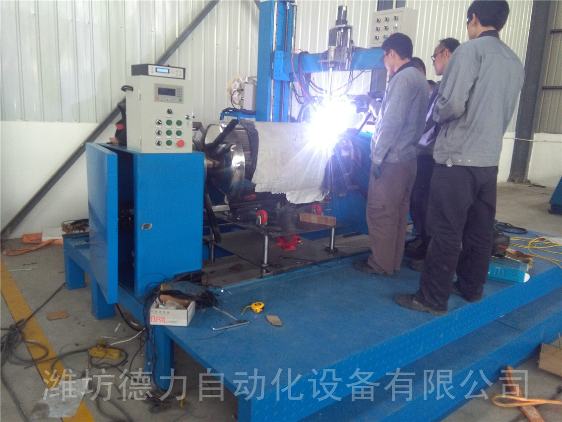 储气罐环缝 LNG罐多枪自动焊 不锈钢圆筒直缝设备  德力潍坊