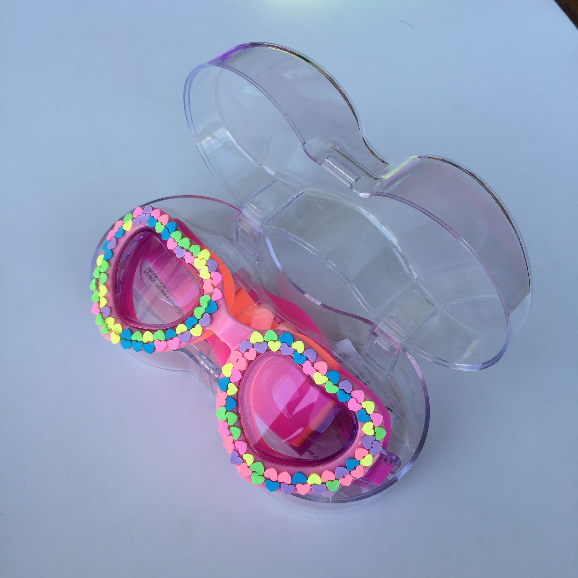 Kindercartoon voor jongens en meisjes, waterdichte en anti-condens zwembrillen, baby duikbrillen kunnen worden afgedrukt_voghion.com