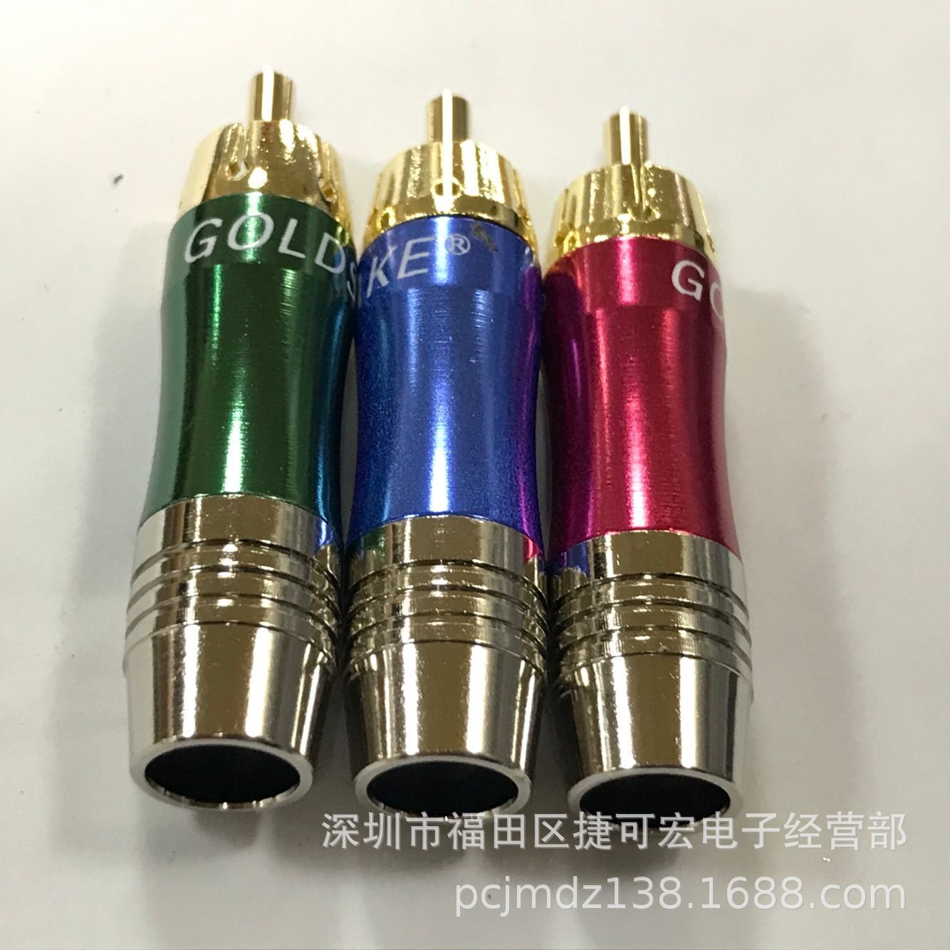 蛇王莲花插座焊线式/蛇王RCA视频插/AV莲花插