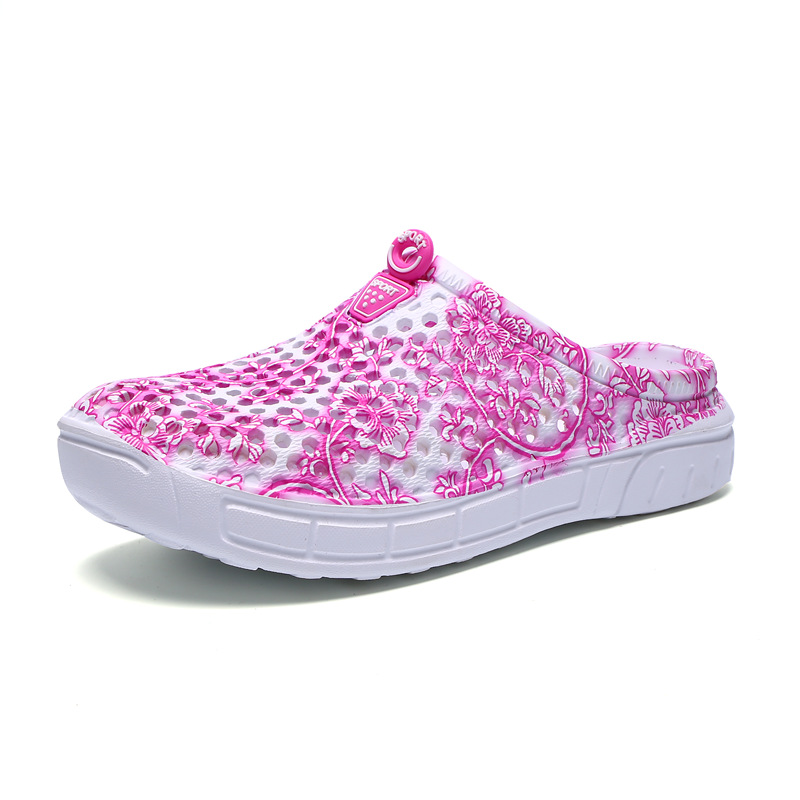 Unisexo Casual Floral Hueco Punta Redonda Sandalias De Playa display picture 2