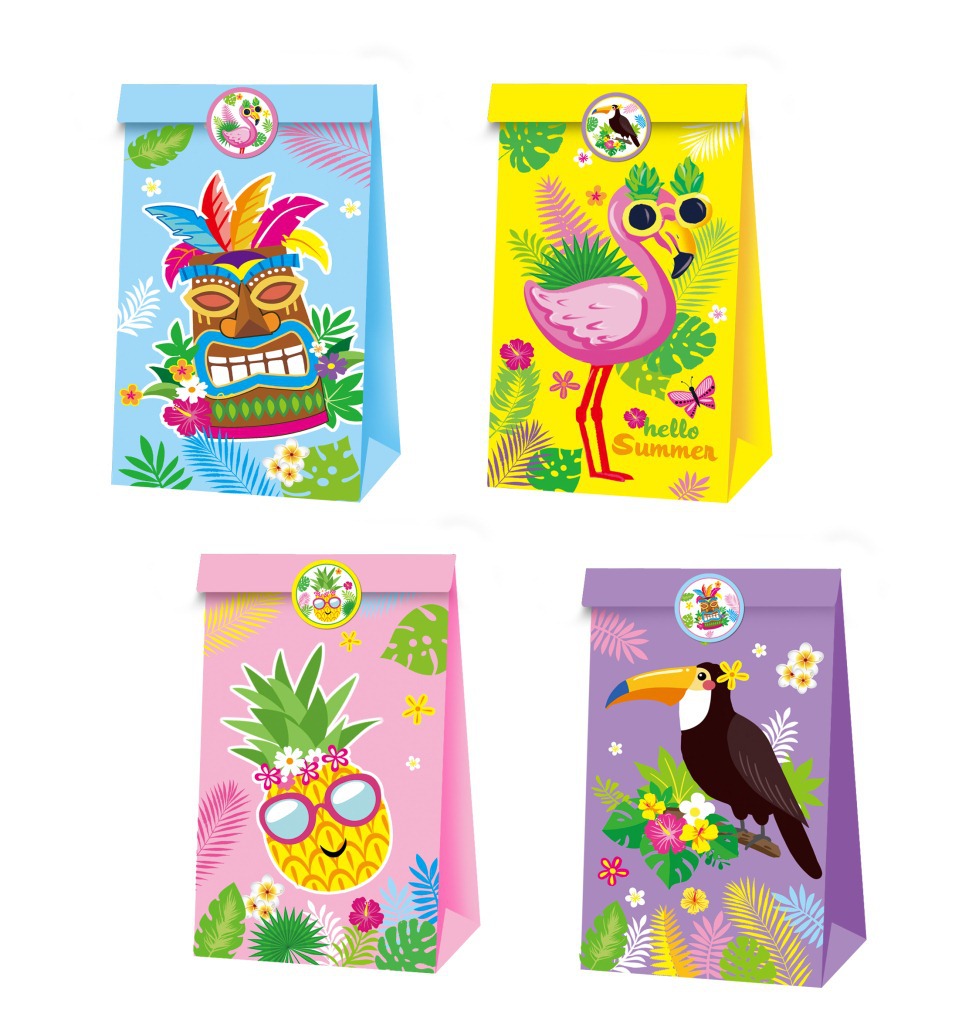亚马逊热卖 夏威派对糖果包装袋 宝贝或生日派对糖果包装礼品袋|ms