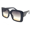 Retro trend glasses solar-powered, universal fashionable sunglasses, 2020, European style, gradient