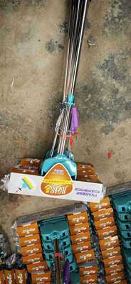 厂家直销，38CM直杆胶棉拖把，不锈钢海绵拖把，卫生工具|ru