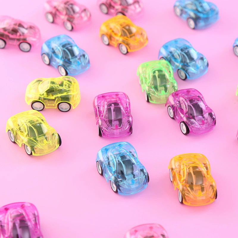 Прозрачный автомобиль для детского сада детский гаджет мультфильм Милая развивающая игрушка мини-пресс гоночный автомобиль