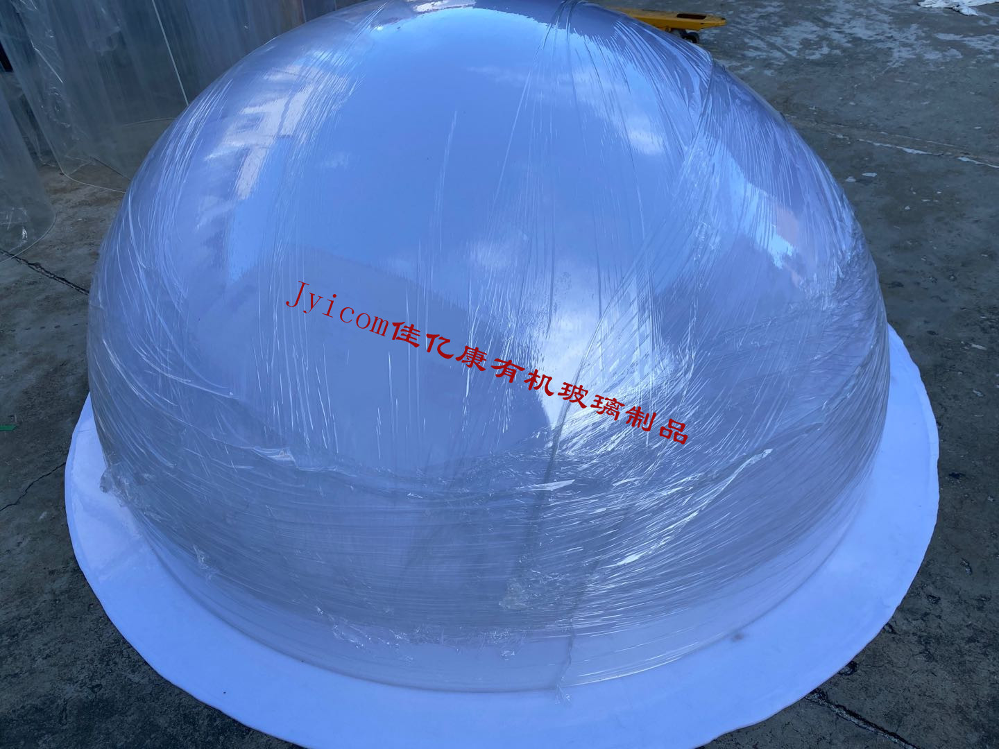 定制亚克力半球 婚庆装饰球 空心大肚子球罩 超大型有机玻璃球罩