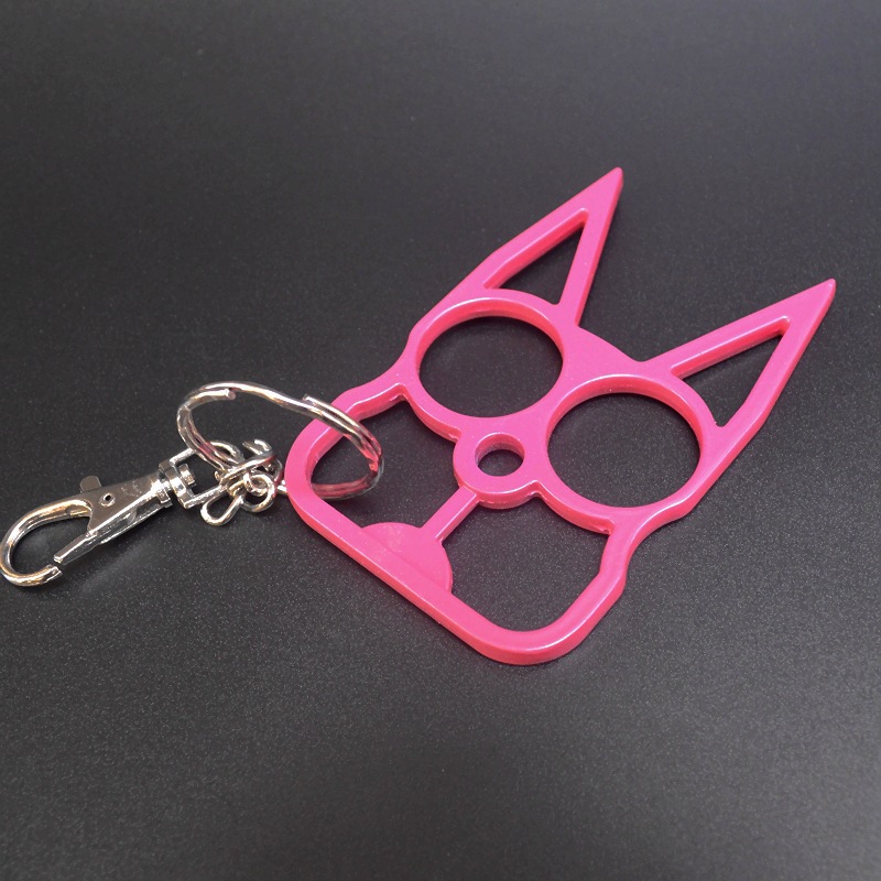 Cute Funny Rabbit Cat Alloy Unisex Keychain display picture 3