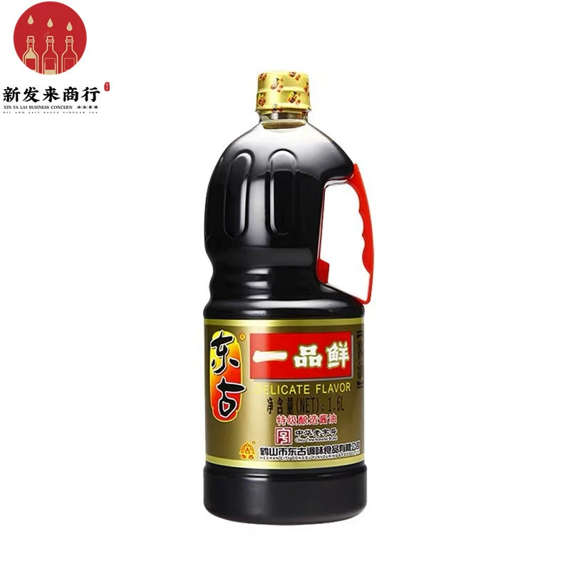 [1,6 л * 6 бутылок] Свежесваренный соевый соус Donggu Yipin подходит для приготовления жаренных блюд с холодными блюдами.