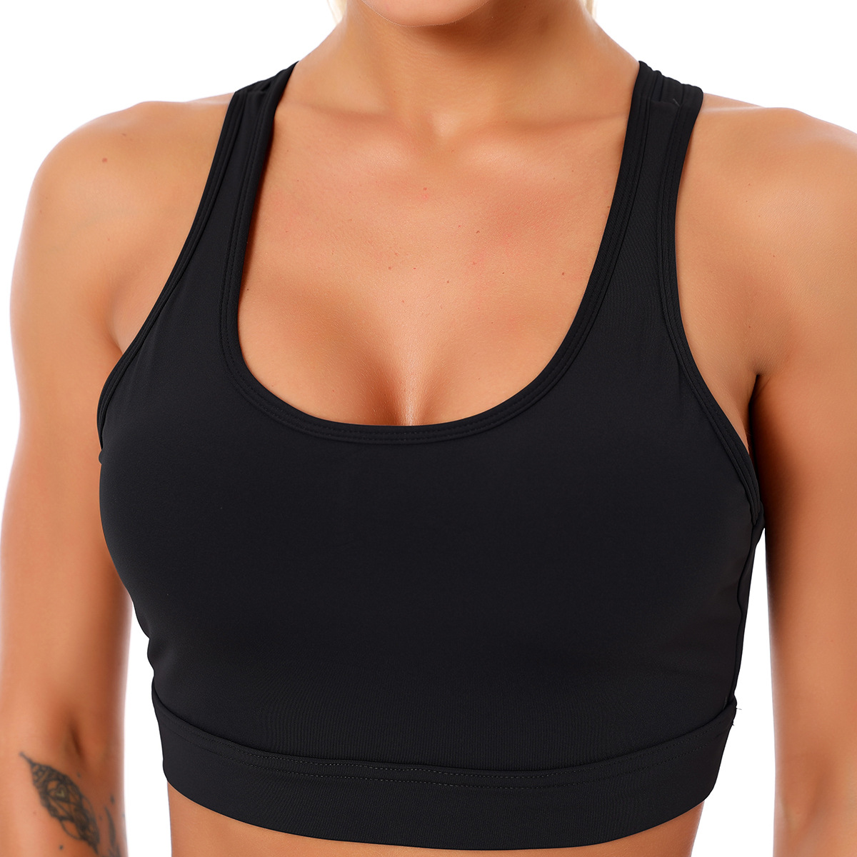 double-sided nylon shockproof quick-drying sports bra  NSLX20236