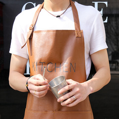 Apron kitchen cook uniform for men and women, coffee shop milk tea shop beauty salon nail salon workwear custom logo printing