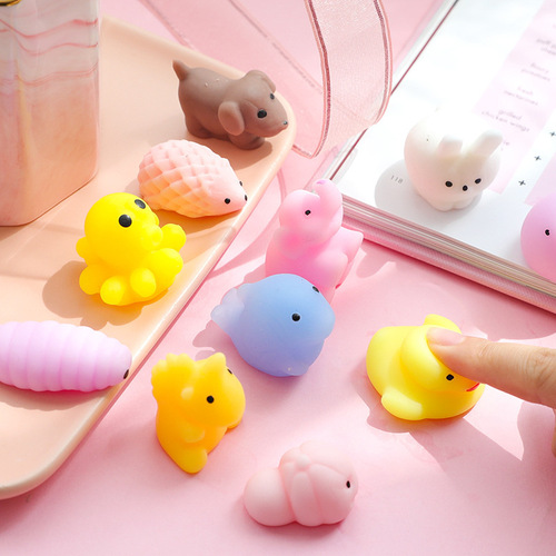 Creative animal pinch fun, cute cartoon to decompress and vent boredom, decompression toy, spoof toy gift