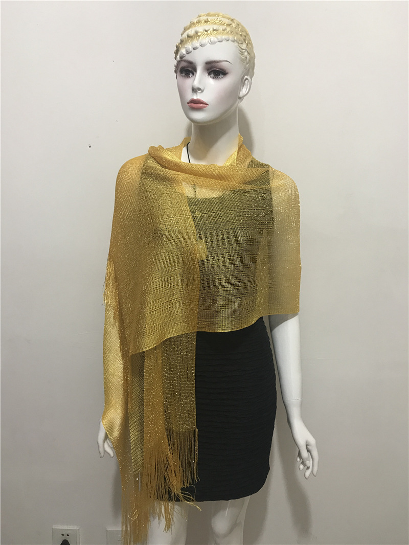 Women's Fashion Solid Color Polyester Tassel Shawls display picture 114