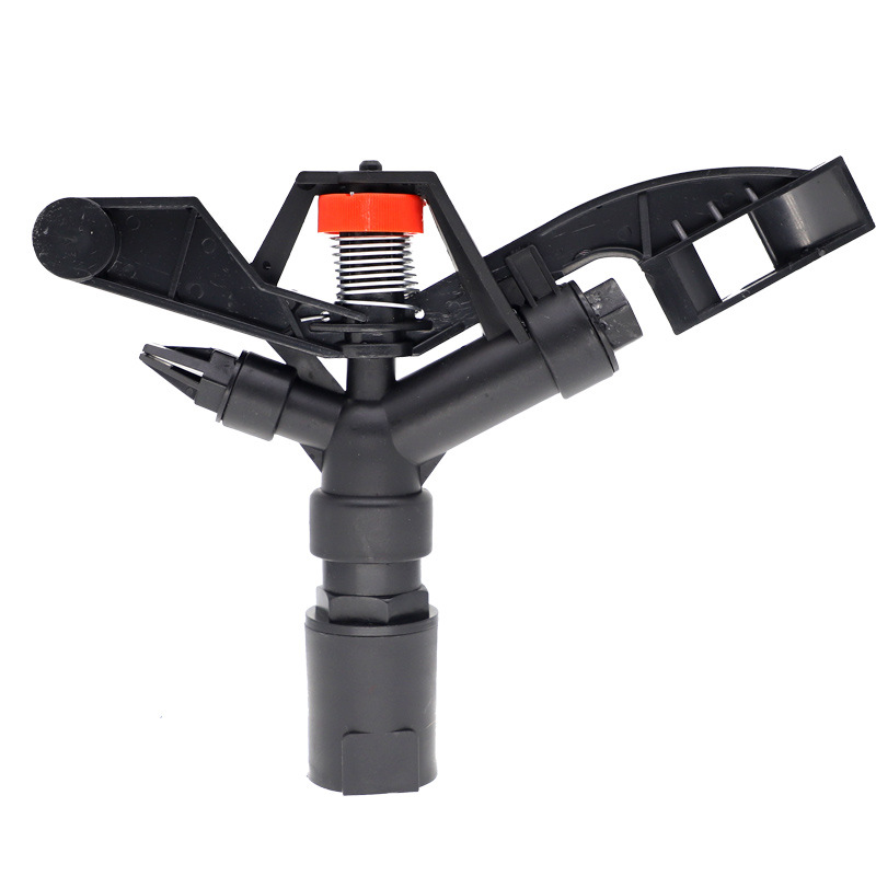 1 pulgada rociador de plástico 360 grados rotativo automático césped vivero huerto campo agrícola anti sequía sin impuestos