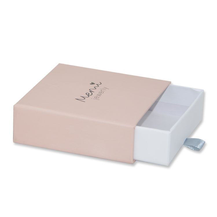 免费设计厂家直销精美特种纸制品珠宝首饰礼品包装彩盒抽屉盒LOGO