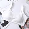 Underwear for elementary school students, top with cups, tube top, cotton wireless bra