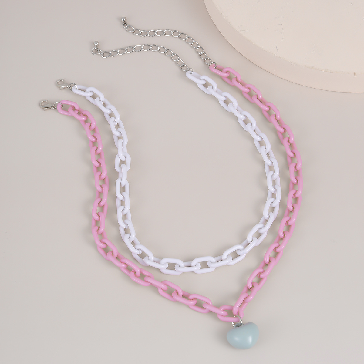 Fashion Jewelry Acrylic Multi-layer New Item Accessories Color Matching Necklace Wholesale Nihaojewelry display picture 6