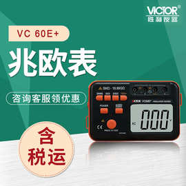 胜利 绝缘电阻测试仪VC60E+ 兆欧表