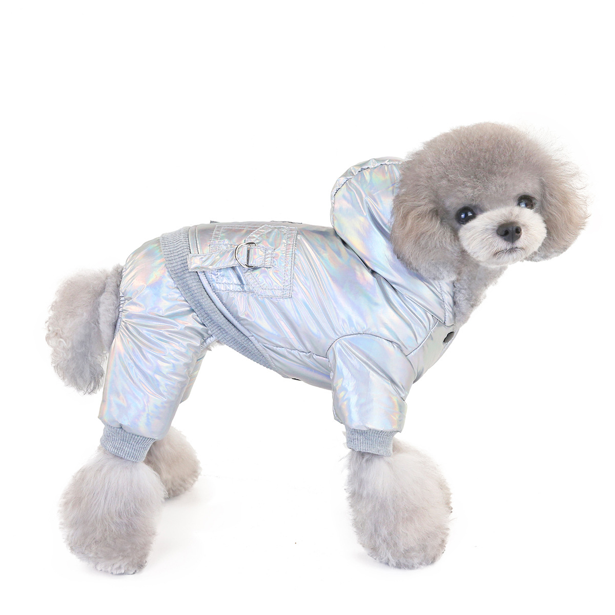 New type of pet dog clothes, cotton medium and small-sized dog clothes, winter warm, waterproof and thickened spacesuits, available for delivery detail image 10