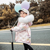 wing children Down Jackets Female baby Little Girl girl Children's clothing thickening Children Colorful Duck coat