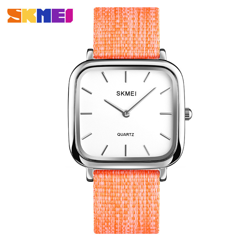 Skmei skmei mujer estudiante estilo coreano simple moda popular reloj mujer color tejido reloj de cuarzo 1555