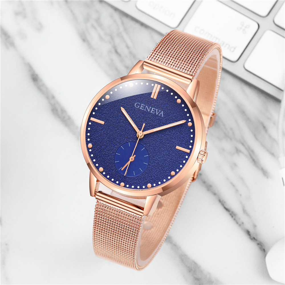 Simple Scale Women'S Net Belt Watch Wish Popular Student Quartz Watch