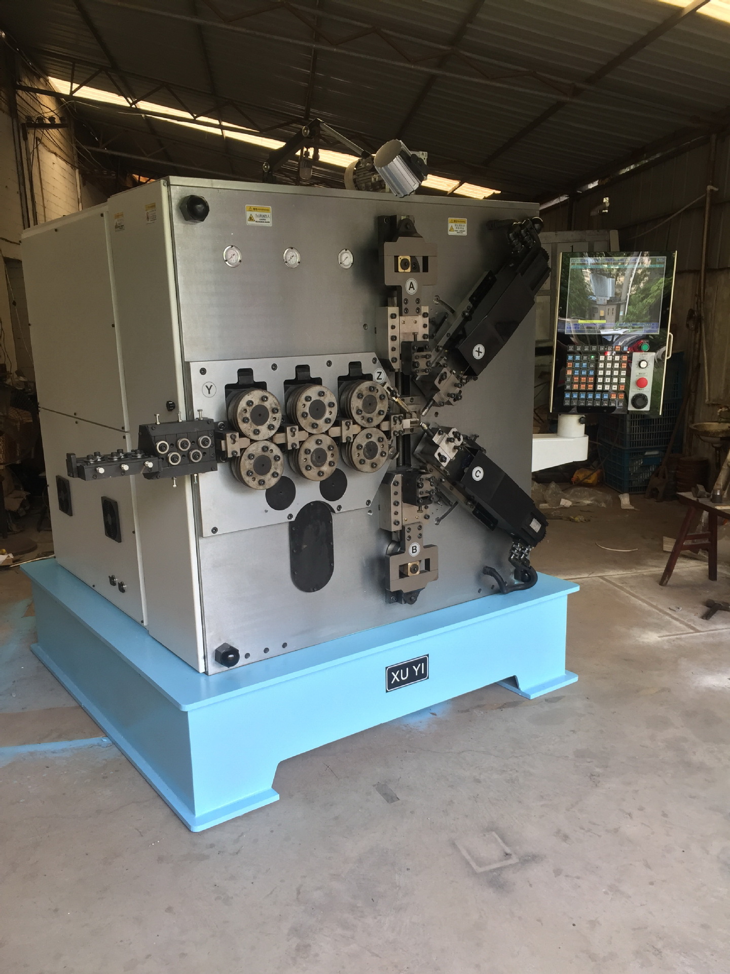 旭益数控弹簧机 5-8.0mm 卷簧机,压簧机