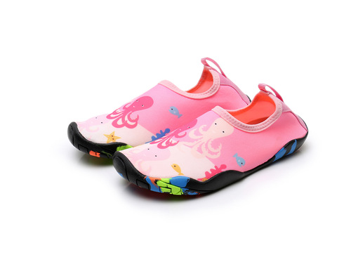 Wholesale children's cartoon outdoor river shoes, breathable non-slip beach socks, home barefoot floor socks and soft shoes