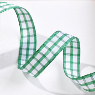 Yao Ming Plaid cinta hecha a mano DIY cinta regalo material de embalaje 2,5 cm Plaid banda accesorios para el cabello material decorativo