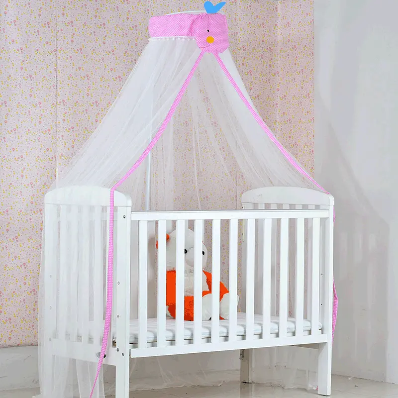 婴儿蚊帐儿童蚊帐批发 可爱公主蚊帐 带支架落地式婴儿床蚊帐批发