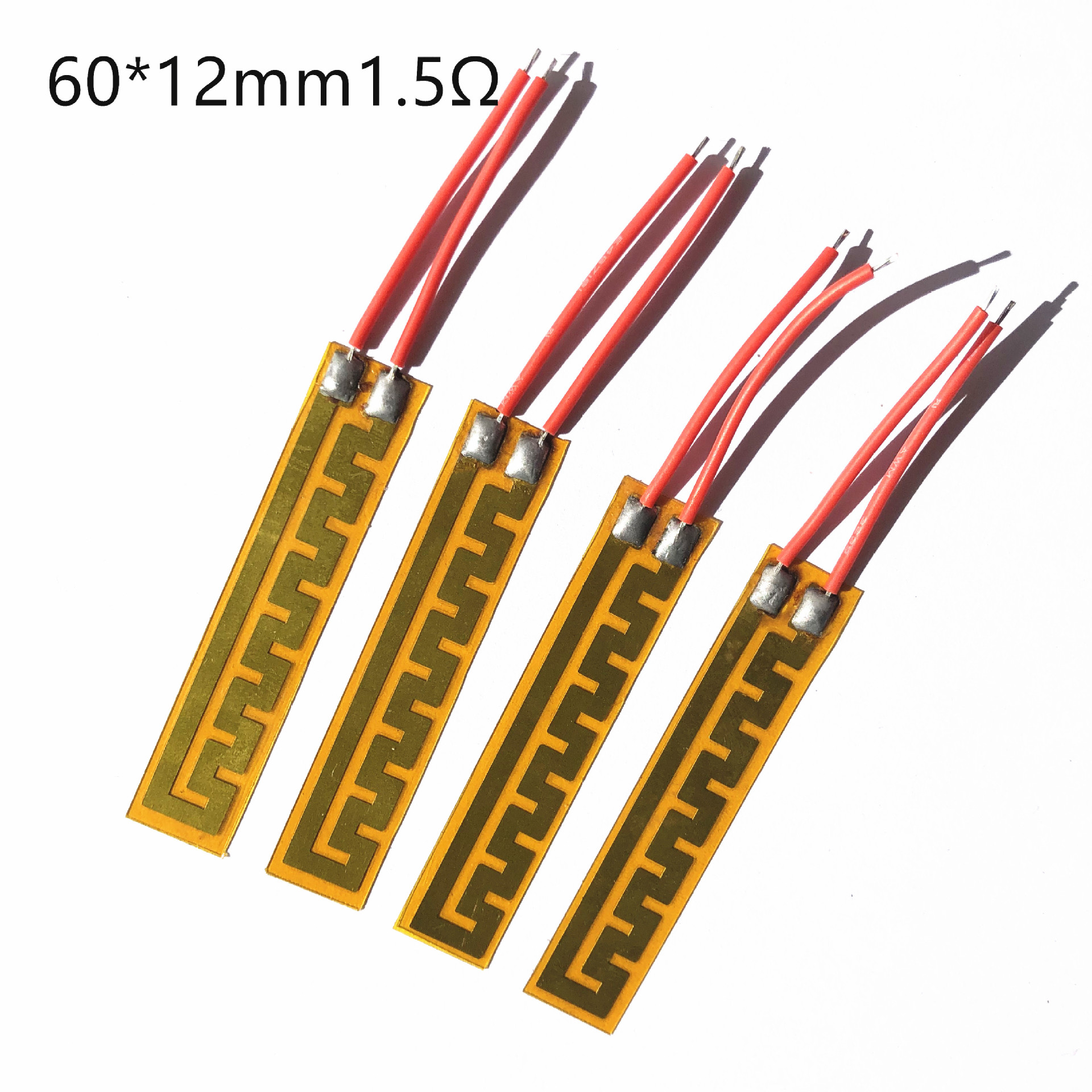 直发器加热片 直发板发热片无线电夹板加热膜 柔性金属电热膜