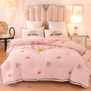 艾草抗菌被子冬被2020冬季加厚保暖宿舍单双人被芯防螨礼品被批发