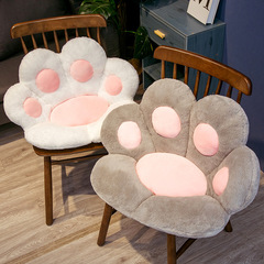 Cartoon Bear Paws Semi-enclosed Seat Cushion Lazy Boy Integrated Sofa Office Chair Back Support Student Cushion Cat Paws Seat Cushion Wholesale
