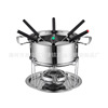 Stainless steel chocolate hot pot chocolate hot pot home DIY cheese pot multiplayer self -service French cheese pot