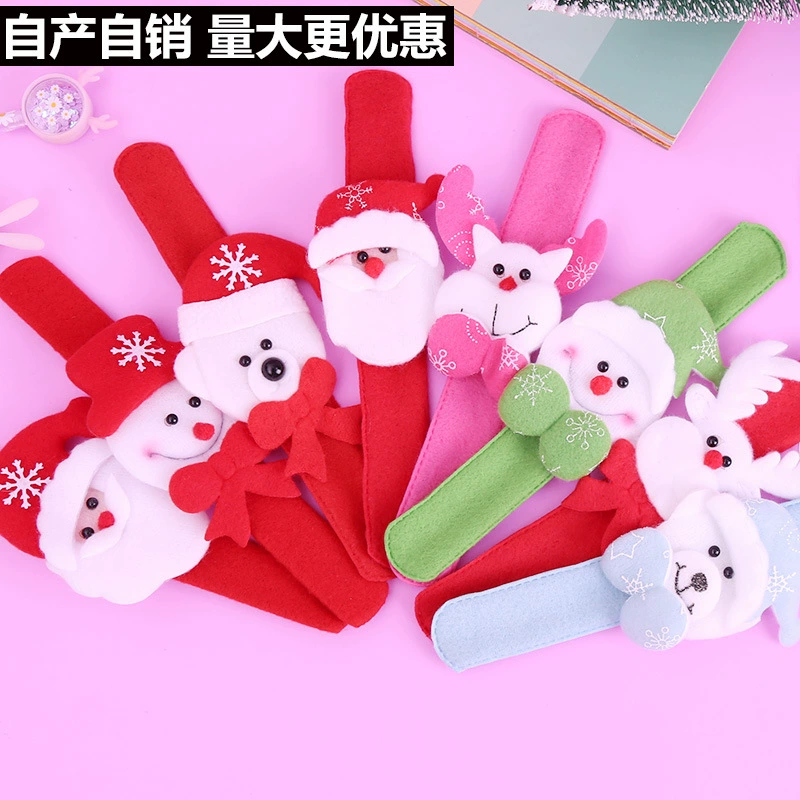 Новогодняя ракетка кольцо детский праздничный подарок мультфильм снеговик Новогодний подарок с запястьем оснастка кольцо не будет светить