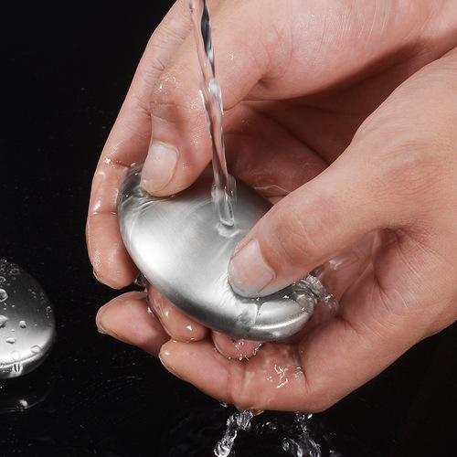 Kitchen Creative 304 Stainless Steel Soap for Lazy People Deodorizing Hand Soap to Remove Fishy Odor Can be engraved with LOGO