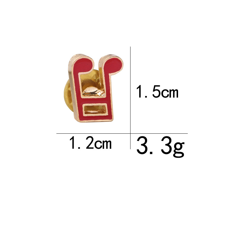 50g Weight No Inlaid Inlay Material Brooches Classification Anniversary, Business, Travel Occasion Alloy Material Geometric Pattern Unisex Gender Stoving Varnish Design Cartoon Style Style Cartoon Style Pin Geometric Alloy Stoving Varnish No Inlaid Unisex Brooches 10