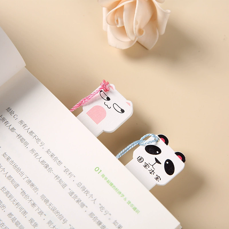 DIY креативные канцтовары. деревянная закладка для книг в виде мультфильма и рождественская закладка