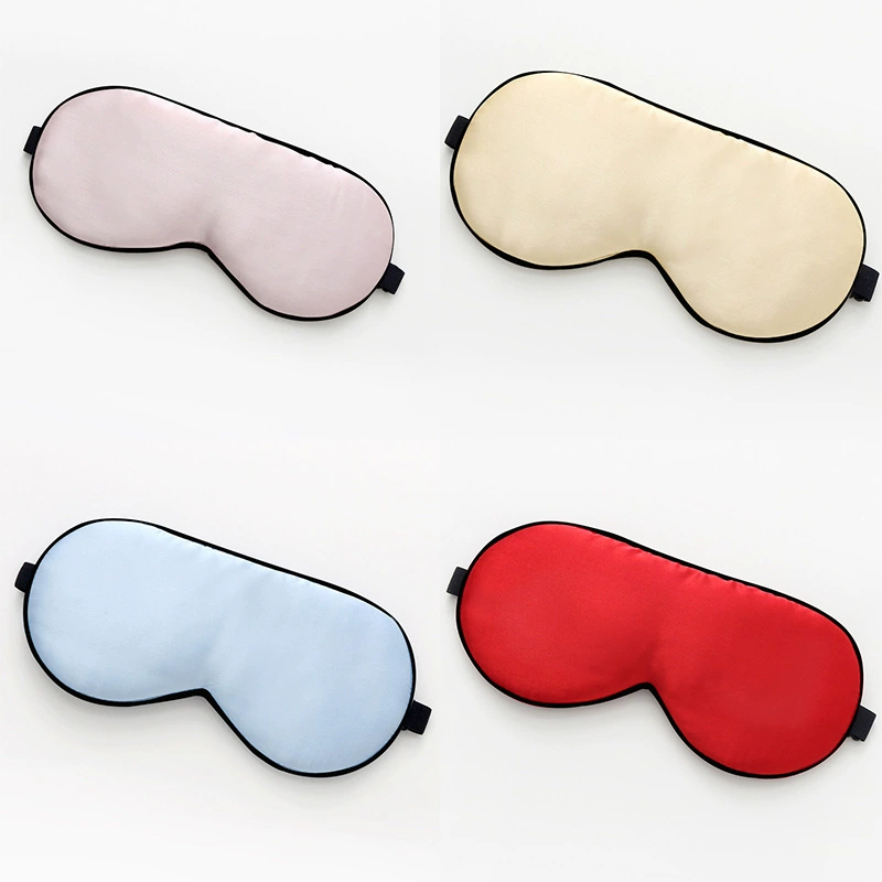 Silk double-sided sleep mask, with embroidery, eyes protection