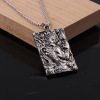 Brand necklace hip-hop style stainless steel, accessory, internet celebrity, European style