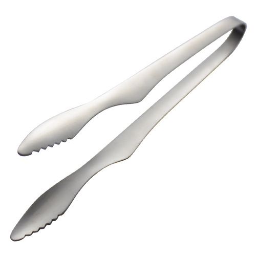 Stainless steel barbecue tongs, household extended food tongs, bread tongs, high temperature resistant kitchen fried steak tongs, side dish tongs