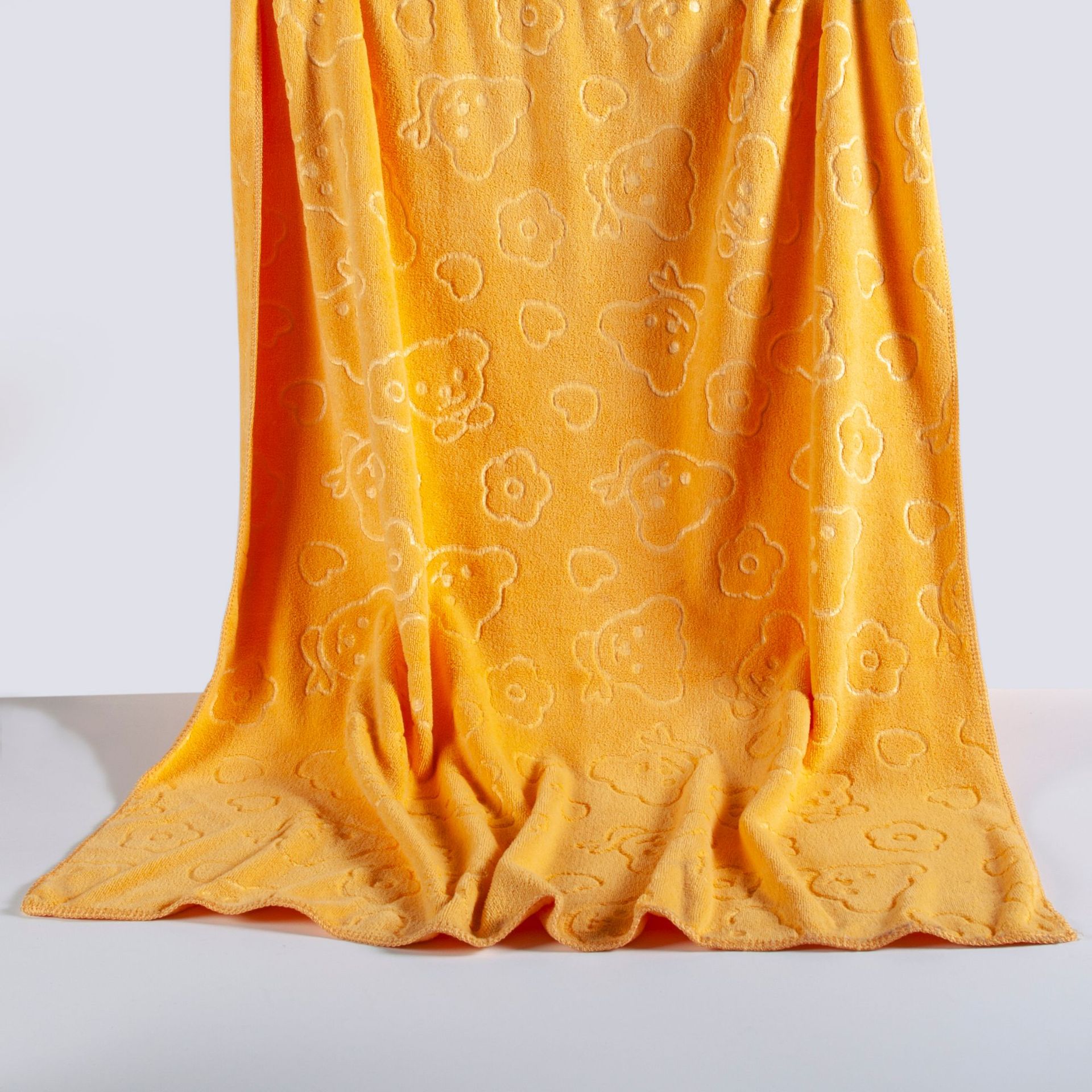 超细纤维压花浴巾毛巾