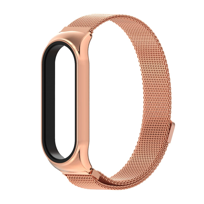 Совместимо с Amazfit Band 7 Huami браслет 5 лент металл три бусины Strite Magland Magnetic Magnetic Suffering