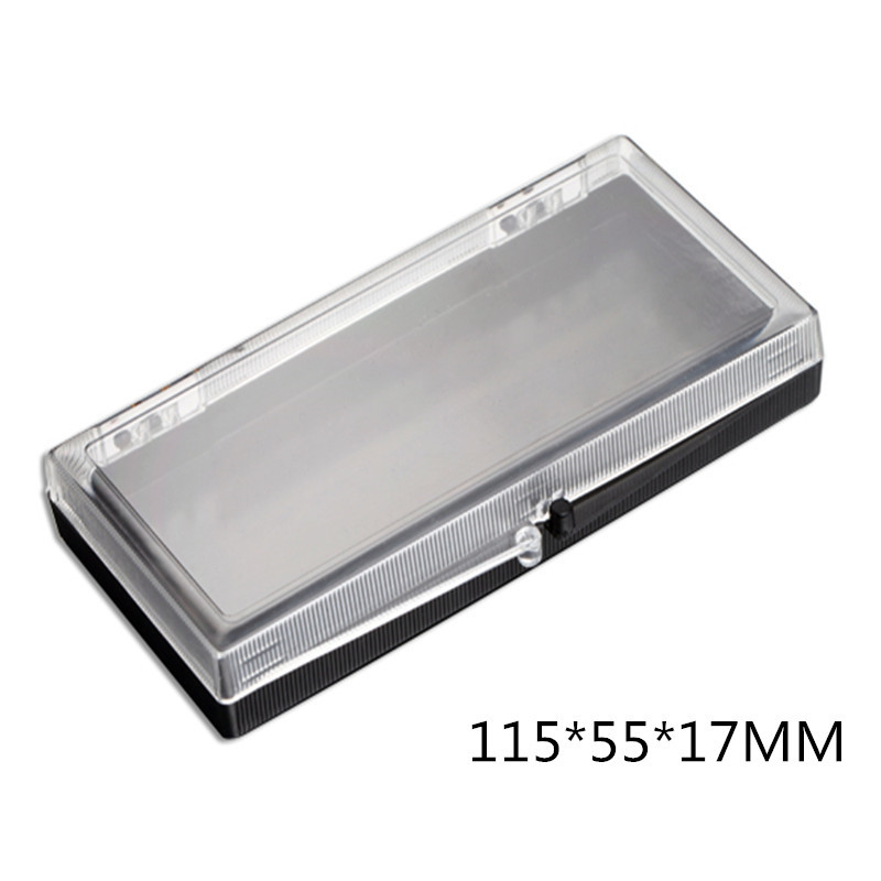 供应115*55*17玻璃冰箱贴塑料水晶盒 钥匙扣连体翻盖盒厂家直销