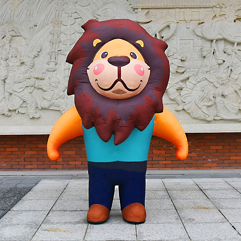 充气卡通狮子气模狮子卡通狮子气模造型活动庆典装饰